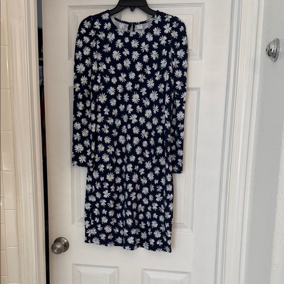 Old Navy Dresses & Skirts - Old Navy Navy Blue Floral Long Sleeve Dress